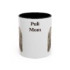 11oz Puli Dog Mom Mug, Black, front view