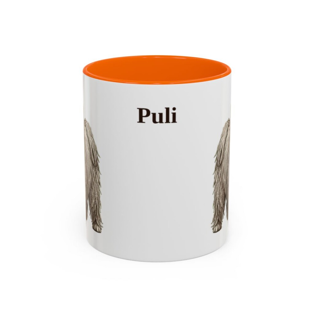 11oz-puli-mug-orange 11oz Puli Mug, Orange, front view