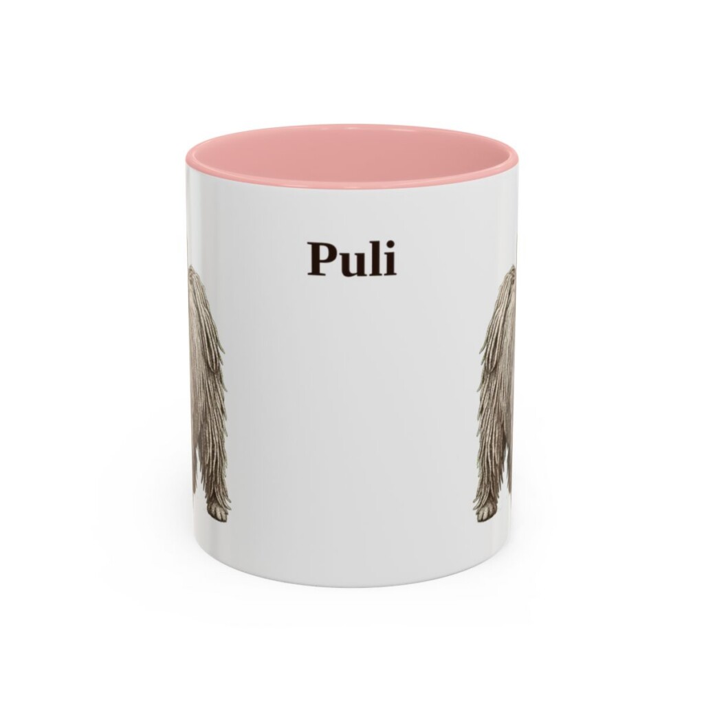 11oz-puli-mug-pink 11oz Puli Mug, Pink, front view