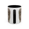 11oz Puli Mug, Black, back view