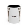 11oz Pumi Mug, Black, front view