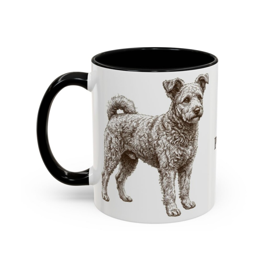 11oz Pumi Mug, Black, left side view