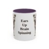 11oz Funny Pumi Mug, Purple, front view
