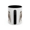 11oz Pumi Latin Mug, Black, back view