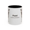 11oz Pumi Latin Mug, Black, front view
