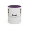 11oz Pumi Latin Mug, Purple, front view
