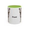 11oz Pumi Mug, Light Green, front view