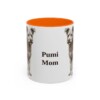 11oz-pumi-mug-mom-orange 11oz Pumi Dog Mom Mug, Orange, front view