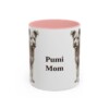 11oz-pumi-mug-mom-pink 11oz Pumi Dog Mom Mug, Pink, front view