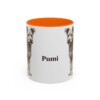 11oz Pumi Mug, Orange, front view