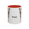 11oz Pumi Mug, Red, front view