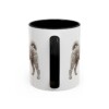 11oz Pumi Mug, Black, back view