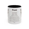 11oz Pumi Mug, Black, front view