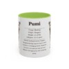 11oz Pumi Mug, Light Green, front view