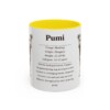 11oz Pumi Mug, Yellow, front view
