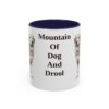 11oz-pyrenean-mastiff-mug-humor-navy 11oz Funny Pyrenean Mastiff Mug, Navy, front view
