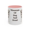 11oz-pyrenean-mastiff-mug-humor-pink 11oz Funny Pyrenean Mastiff Mug, Pink, front view