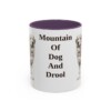 11oz-pyrenean-mastiff-mug-humor-purple 11oz Funny Pyrenean Mastiff Mug, Purple, front view