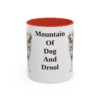 11oz-pyrenean-mastiff-mug-humor-red 11oz Funny Pyrenean Mastiff Mug, Red, front view