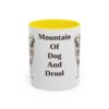 11oz-pyrenean-mastiff-mug-humor-yellow 11oz Funny Pyrenean Mastiff Mug, Yellow, front view