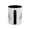 11oz Pyrenean Mastiff Mug, Black, back view