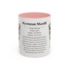 11oz Pyrenean Mastiff Mug, Pink, front view
