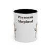 11oz-pyrenean-shepherd-mug-black-front 11oz Pyrenean Shepherd Mug, Black, front view