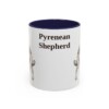 11oz-pyrenean-shepherd-mug-navy 11oz Pyrenean Shepherd Mug, Navy, front view