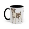 11oz Rat Terrier Mug, Black, left side view
