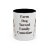 11oz-rat-terrier-mug-humor-black-front 11oz Funny Rat Terrier Mug, Black, front view