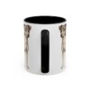 11oz Rat Terrier Dog Mom Mug, Black, back view