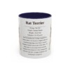 11oz-rat-terrier-mug-writeup-navy 11oz Rat Terrier Mug, Navy, front view
