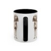 11oz Redbone Coonhound Mug, Black, back view