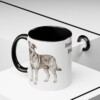 11oz Rescue Dog Mug, Black, lifestyle photo