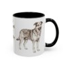 11oz-rescue-dog-mug-humor-black-right 11oz Funny Rescue Dog Mug, Black, right side view