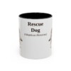 11oz-rescue-dog-mug-latin-black-front 11oz Rescue Dog Latin Mug, Black, front view
