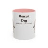 11oz-rescue-dog-mug-latin-pink 11oz Rescue Dog Latin Mug, Pink, front view