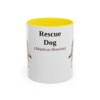 11oz-rescue-dog-mug-latin-yellow 11oz Rescue Dog Latin Mug, Yellow, front view