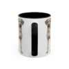 11oz Funny Rhodesian Ridgeback Mug, Black, back view