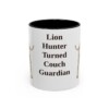 11oz Funny Rhodesian Ridgeback Mug, Black, front view