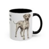 11oz Rhodesian Ridgeback Dog Mom Mug, Black, right side view
