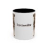 11oz Rottweiler Mug, Black, front view