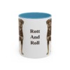 11oz-rottweiler-mug-humor-light-blue 11oz Funny Rottweiler Mug, Light Blue, front view