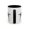 11oz Rottweiler Mug, Black, back view