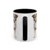 11oz Russell Terrier Dog Mom Mug, Black, back view