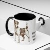 11oz Russell Terrier Dog Mom Mug, Black, lifestyle photo