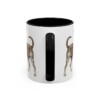 11oz Russian Toy Mug, Black, back view