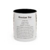 11oz Russian Toy Mug, Black, front view