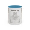 11oz Russian Toy Mug, Light Blue, front view