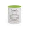 11oz Russian Toy Mug, Light Green, front view